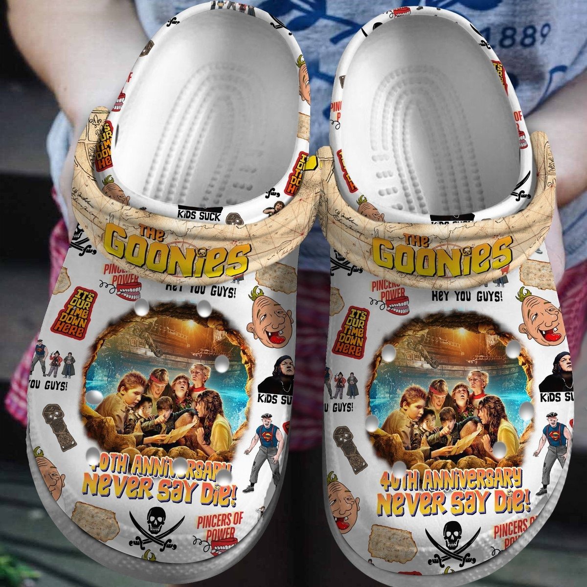 The Goonies 40th Anniversary Never Say Die Clogs Gifts For Movie Fans