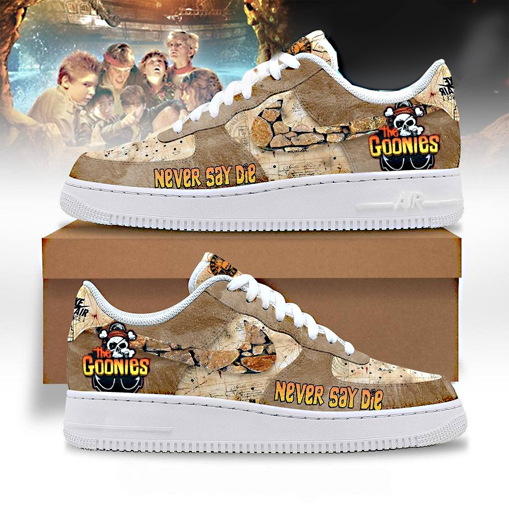 The Goonies Never Say Die Limited Edition Air Force 1 Shoes Best Sport Gift For Music Lovers