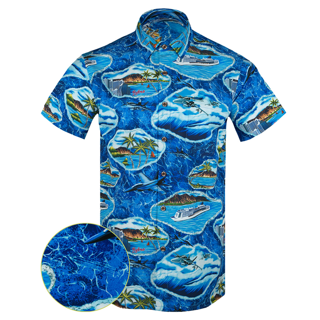 The Goose Button Down Shirt Tactical Aloha Shirt Gift Ideas For Son