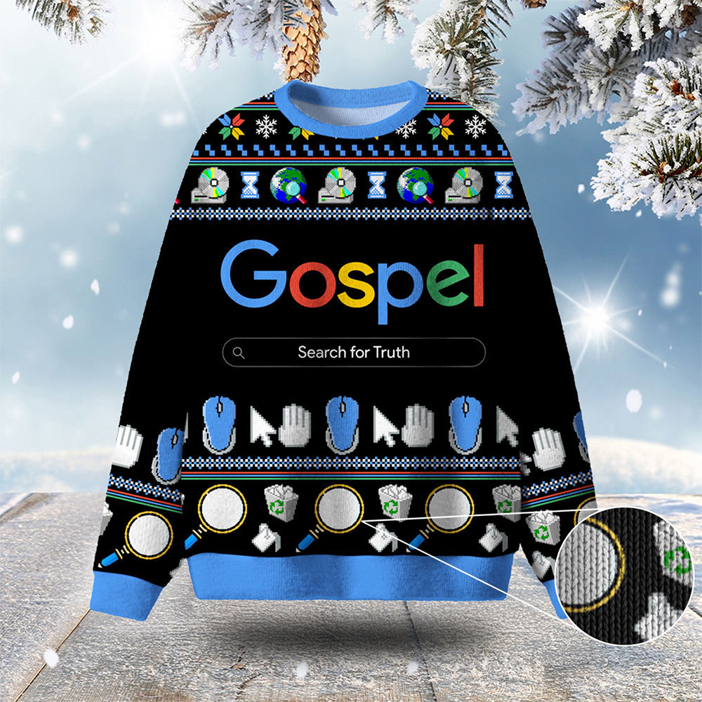 The Gospel Ugly Christmas Sweater Winter Clothing Christmas Gifts For Christians