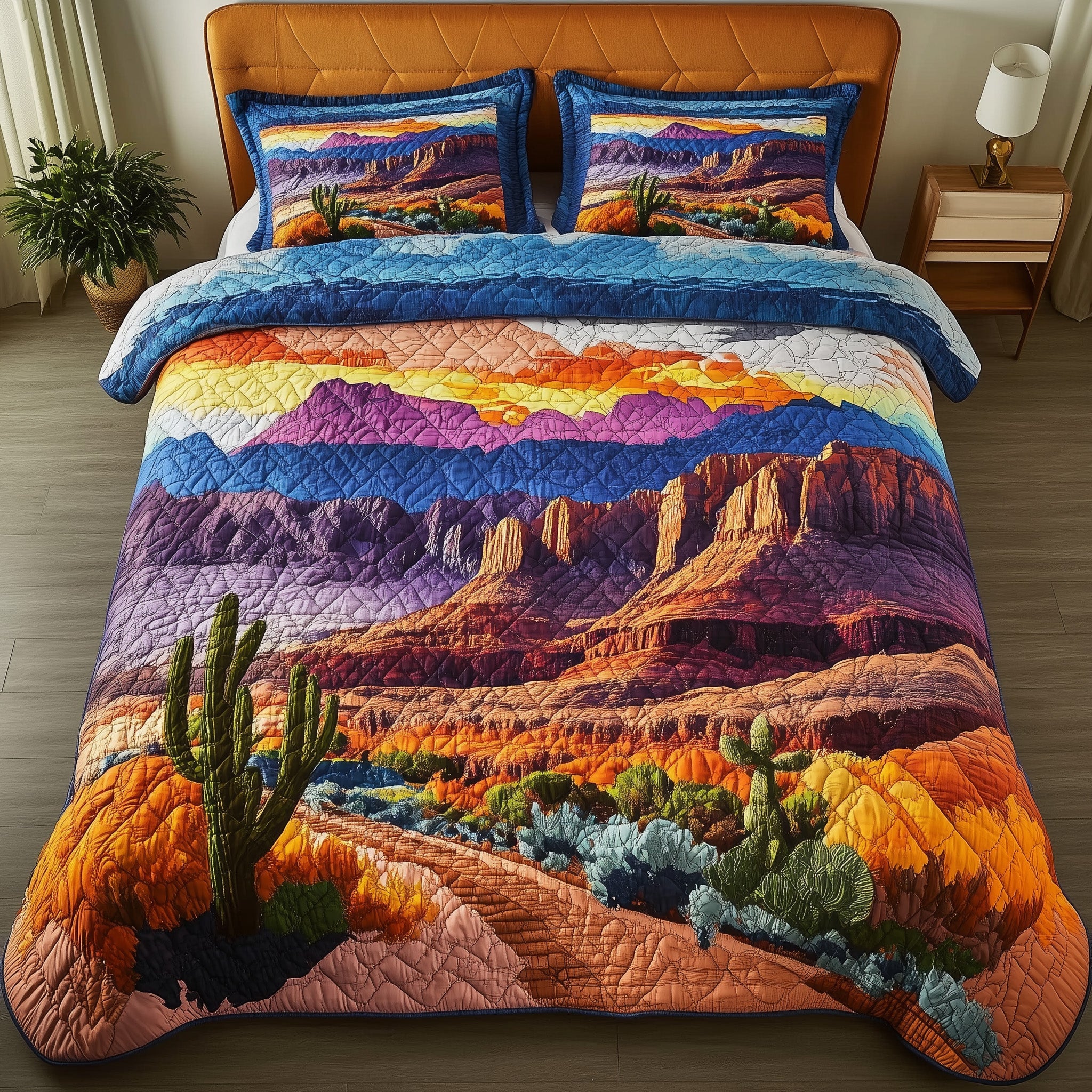 The Grand Canyon Quilted Bedding Set Duvet Cover Bedspread Best Men'S Christmas Gifts