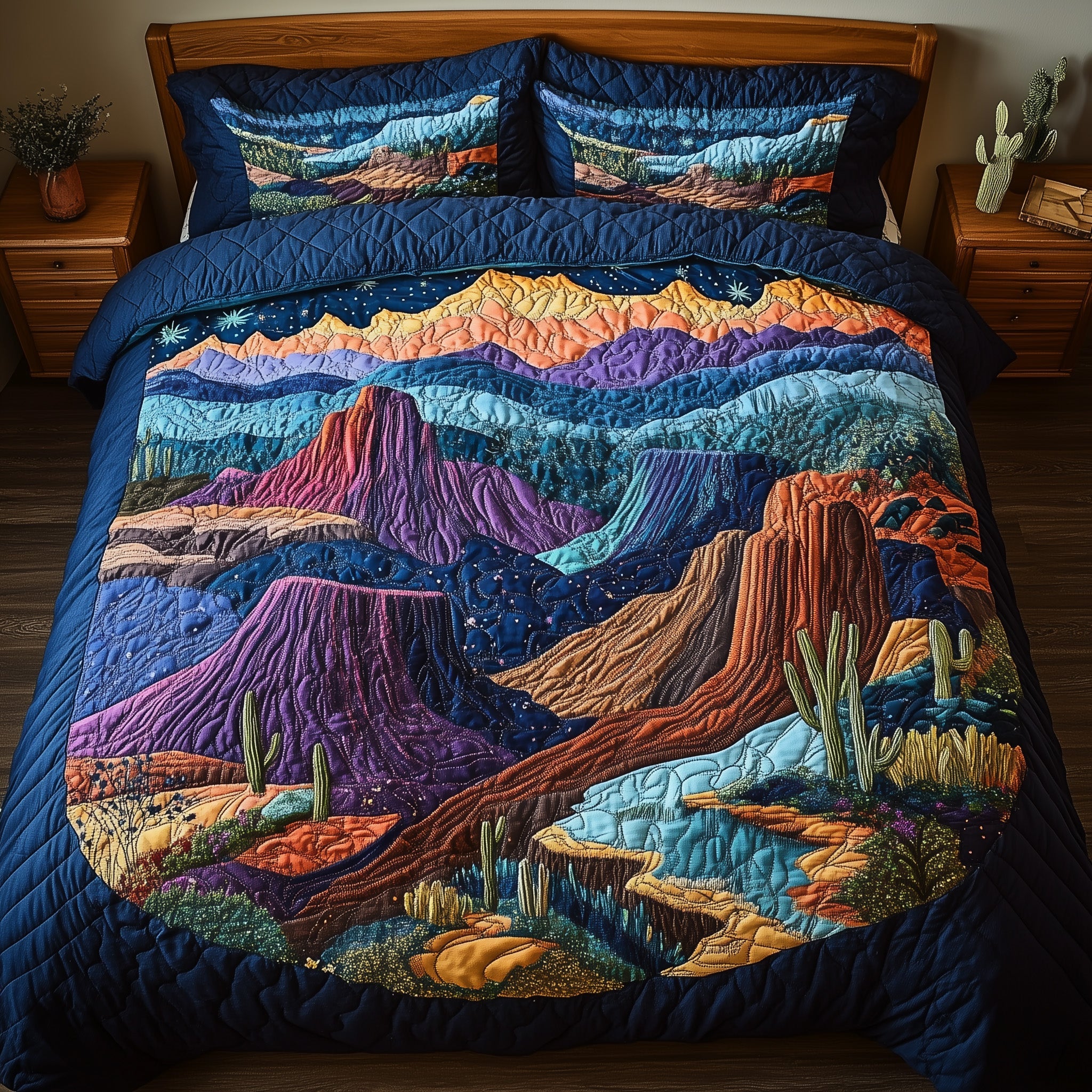 The Grand Canyon Quilted Bedding Set Duvet Cover Bedspread Good Stocking Stuffers For Men