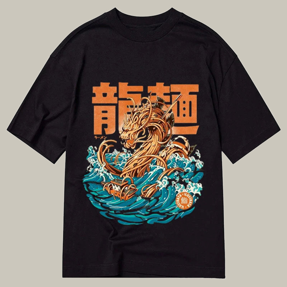 The Great Ramen Dragon Japanese Classic Shirt Humor T-Shirts Christmas Ideas For Girlfriend