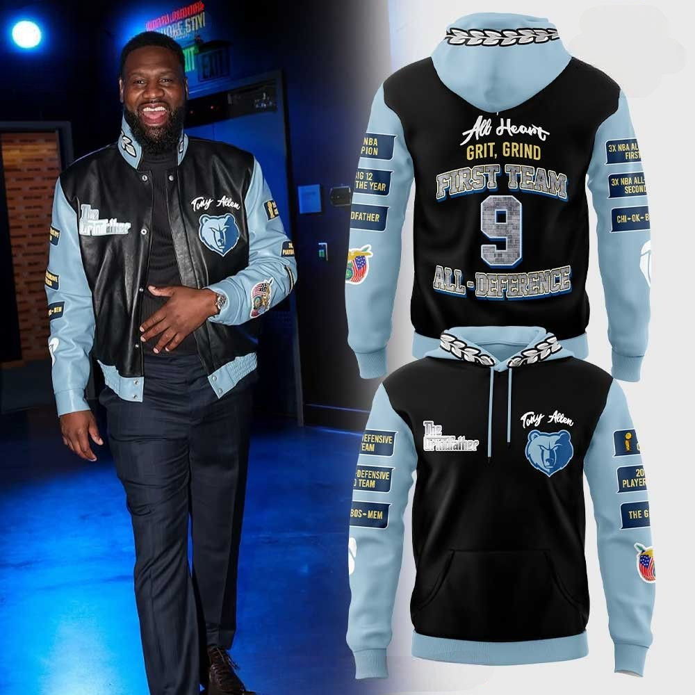 The Grind Father Tony Allen Memphis Grizzlies Hoodie Gifts For Son