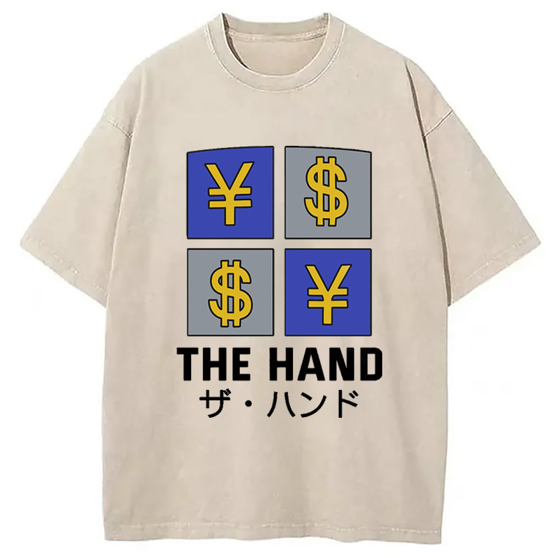 The Hand JoJo Washed T-Shirt Trendy Aesthetic Graphic Apparel Gifts For Friends