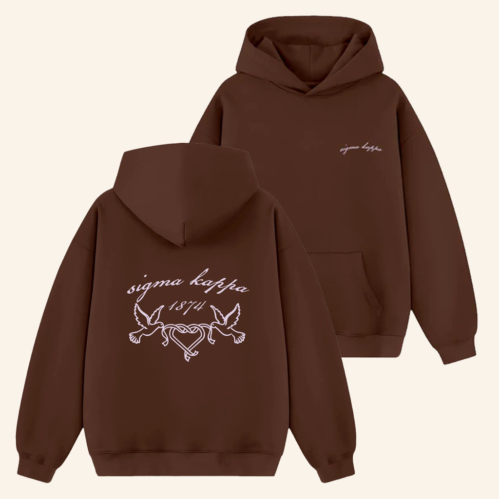 The Hang Loose Hut Merch Sigma Kappa Dove Love Sorority Hoodie Gifts For Sister The Hang Loose Hut Merch Sigma Kappa Dove Love Sorority Hoodie Gifts For Sister