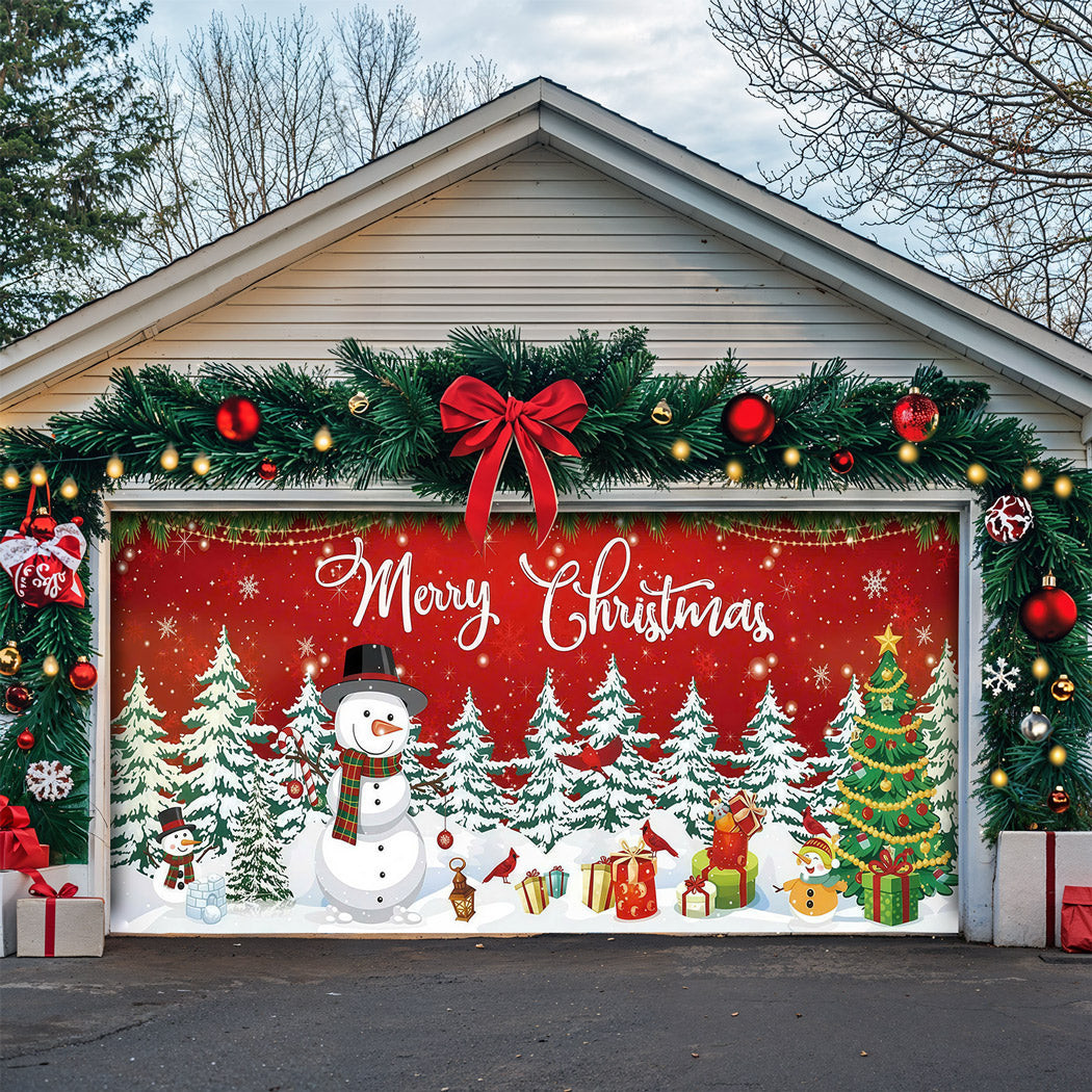 The Happiest Season Christmas Garage Door Banner Xmas Garage Door Covers Xmas Gifts