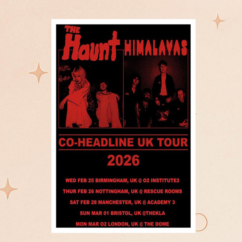 The Haunt Merch The Haunt Himalayas 2026 UK Live Tour Poster Wall Decor Gifts For Music Lovers