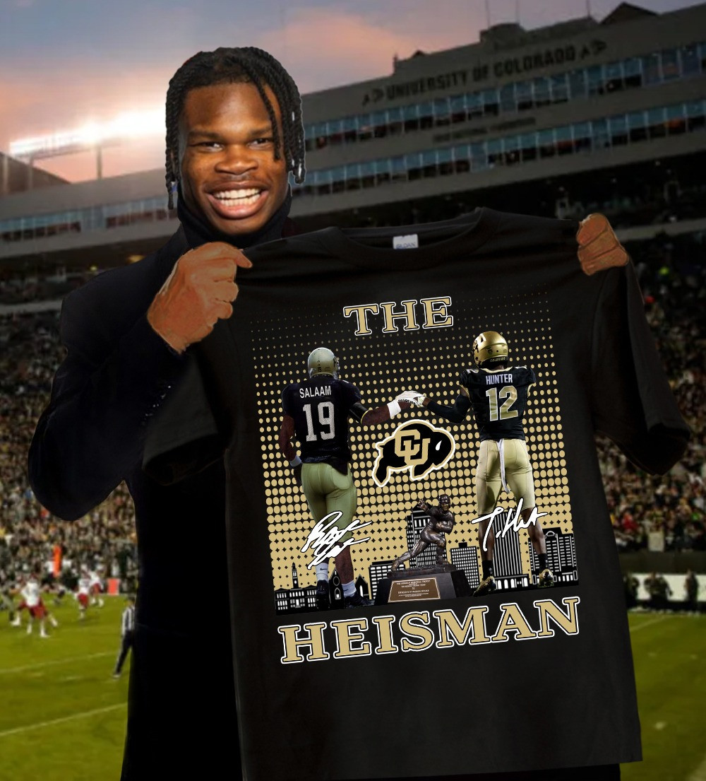 The Heisman Trophy Award Winner T-Shirt Rashaan Salaam And Travis Hunter Shirt Gifts