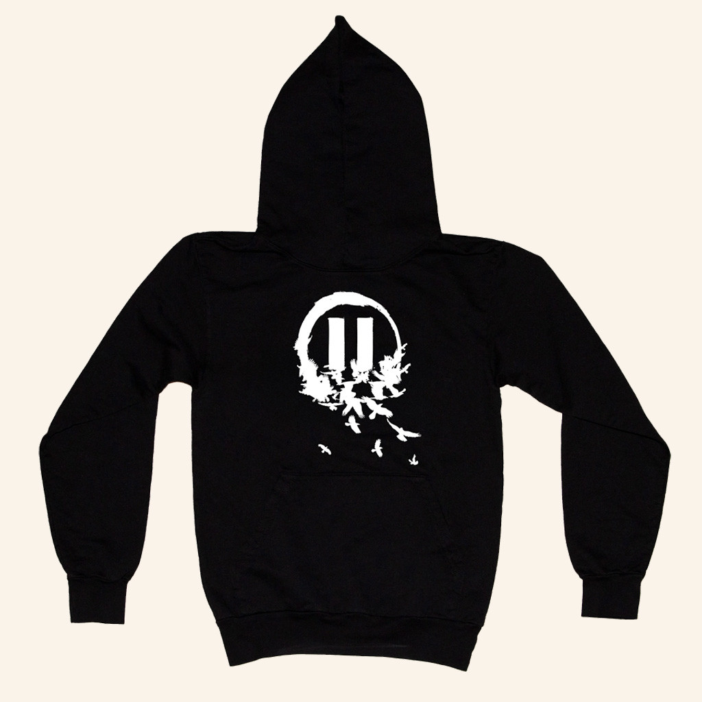 The Hellp Merch The Hellp Logo Flying Bird Hoodie Music Related Gifts For Guys