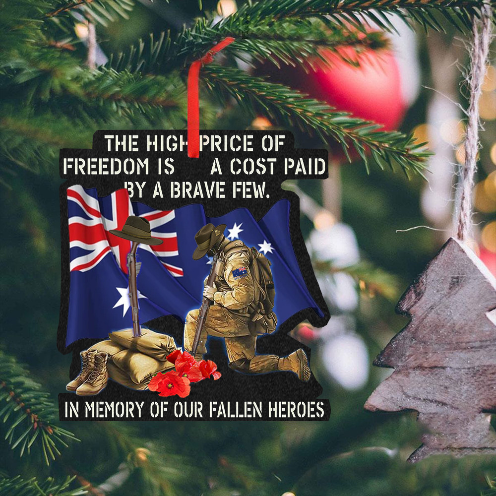 The High Price Of Freedom Veteran Canada Ornament