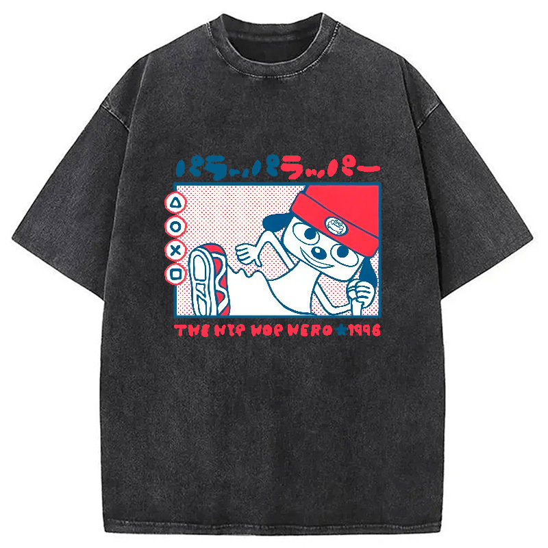 The Hip Hop Hero 1996 Washed T-Shirt Funny Quote Unisex Shirt Gifts For Friends