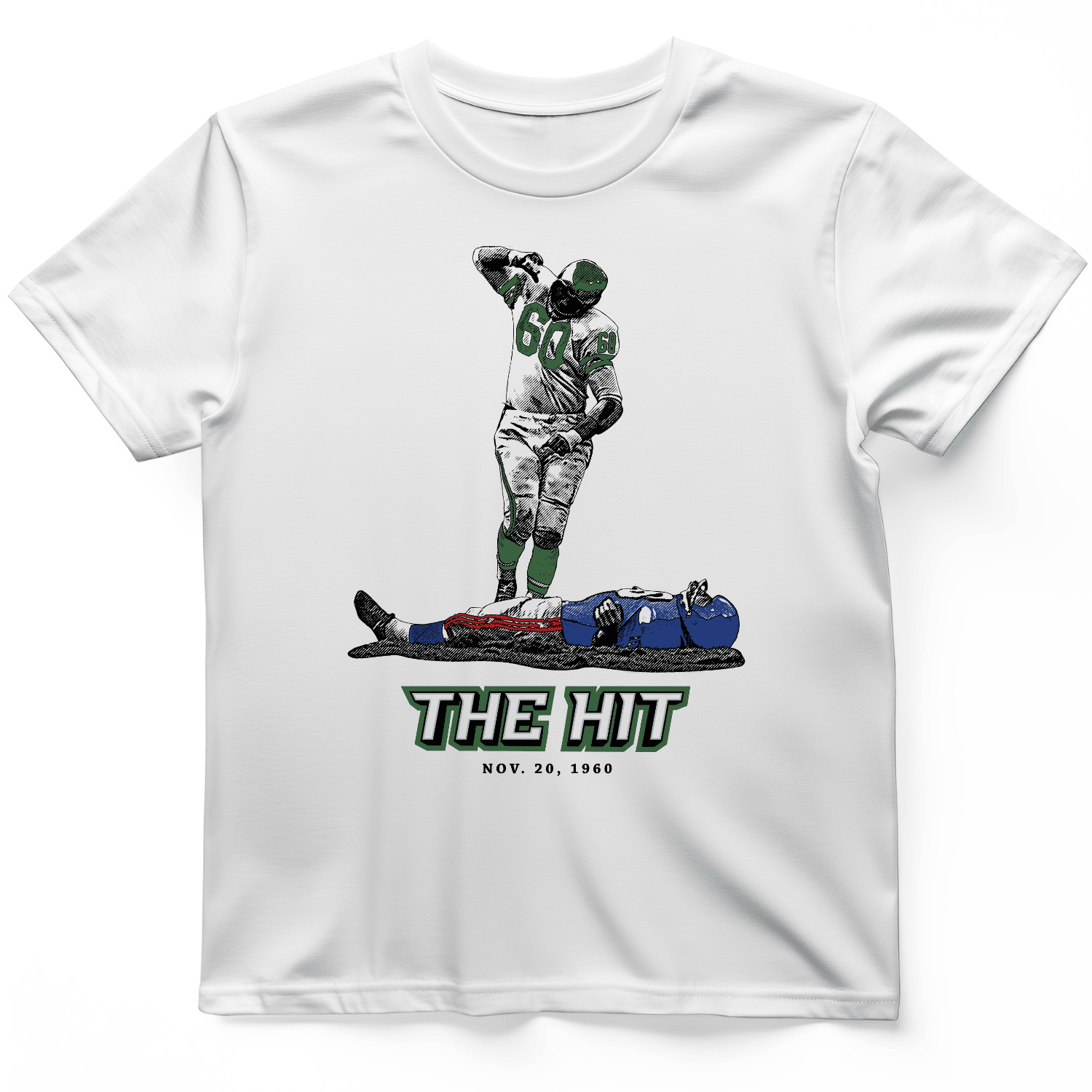 The Hit T-Shirt Chuck Bednarik Frank Gifford Shirt Unique Fans Gifts