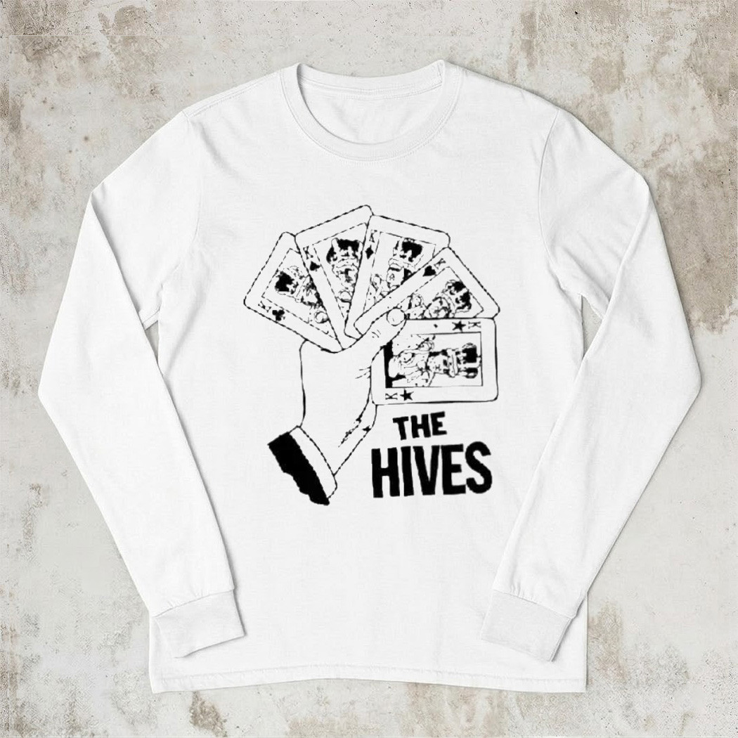 The Hives King Cards Sweatshirt East Coast Tour 2026 Rock Band Fan Gear Best Gift For Music Fans