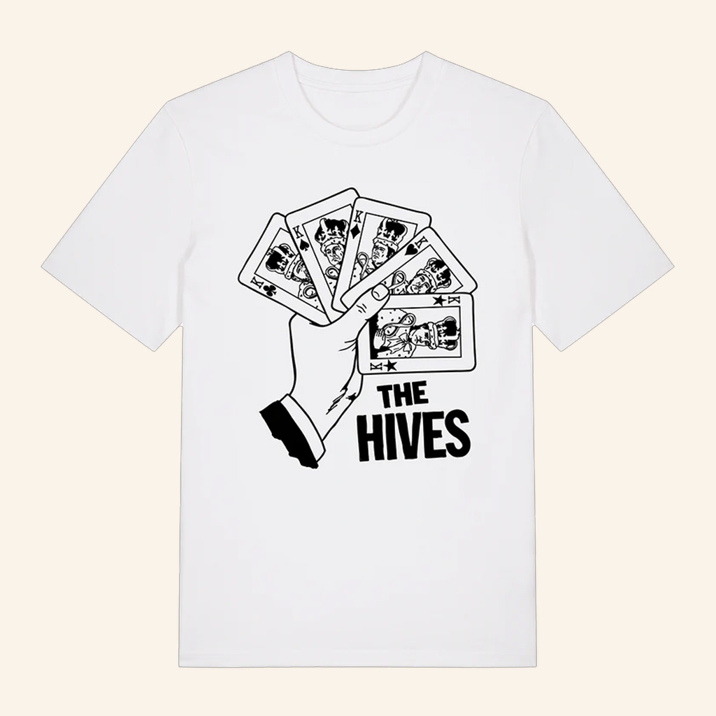 The Hives Merch The Hives Playing Cards T-Shirt White Christmas Presents For Boyfriend The Hives Merch The Hives Playing Cards T-Shirt White Christmas Presents For Boyfriend