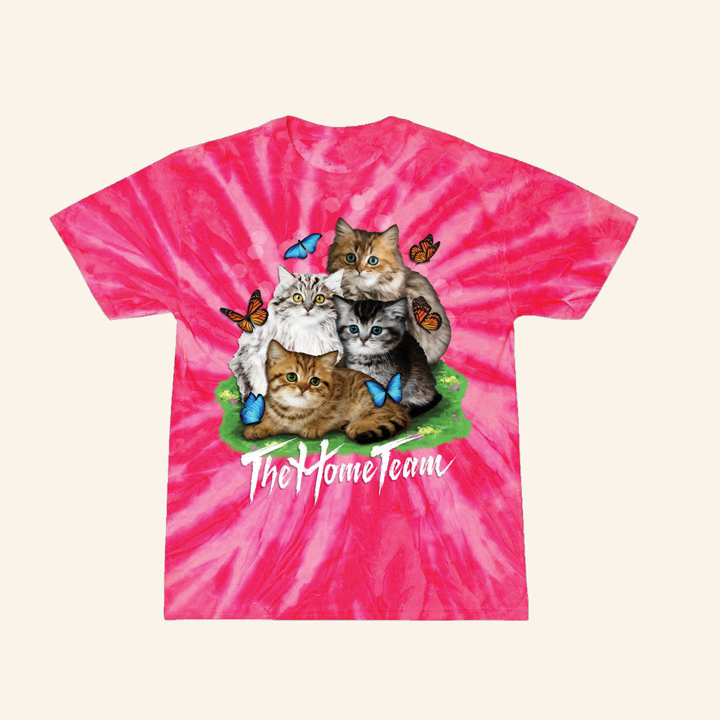 The Home Team Merch Kitten Pink Tie Dye Shirt Cute Gifts For Her Cat Lovers The Home Team Merch Kitten Pink Tie Dye Shirt Cute Gifts For Her Cat Lovers