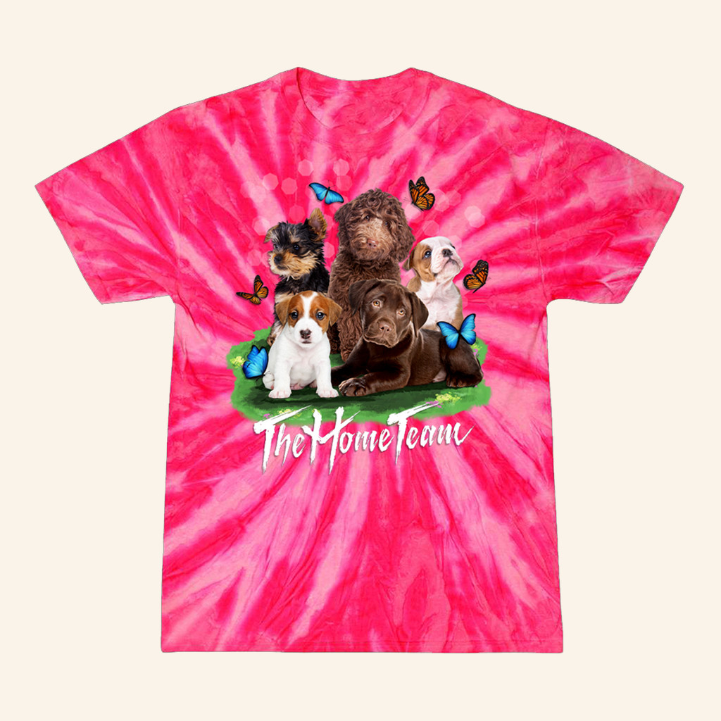 The Home Team Merch Puppy Tie Dye Shirt Present For Friends The Home Team Merch Puppy Tie Dye Shirt Present For Friends