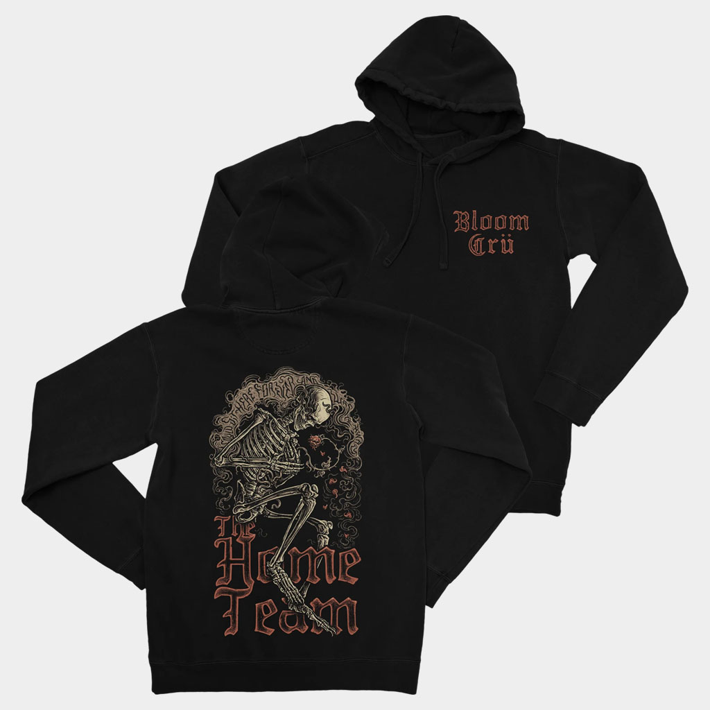 The Home Team Merch Skeleton Bloom Cru Hoodie The Home Team Hoodie Good Gifts For Boyfriend