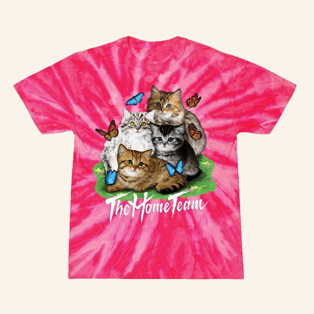 The Home Team Merch Store Kitten Tie Dye Shirt Gift Ideas For Girlfriend