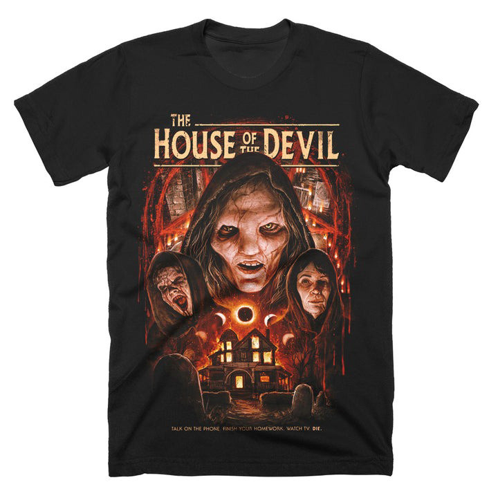 The House Of The Devil Lunar Eclipse T-Shirt Gift Ideas For Horror Lovers