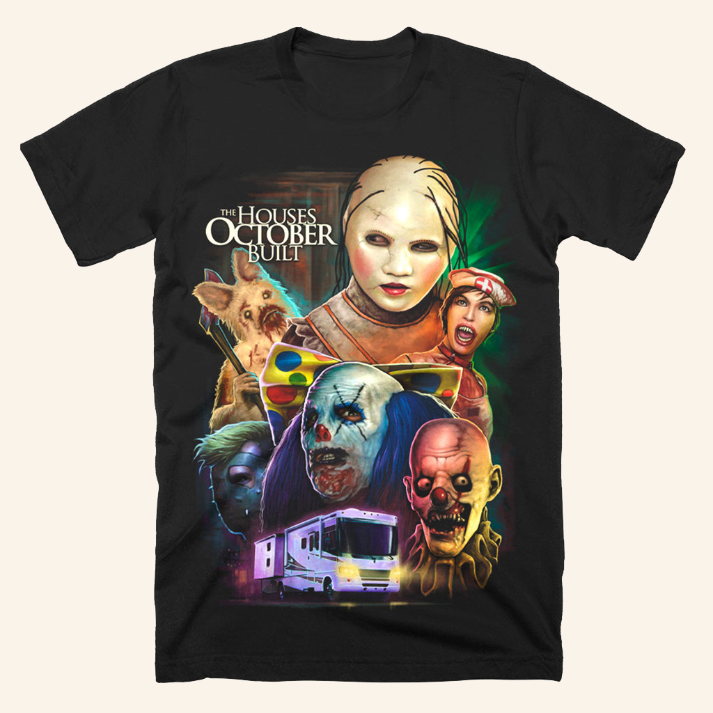 The Houses October Built Haunt Season T-Shirt Halloween Clothes Husband Gifts The Houses October Built Haunt Season T-Shirt Halloween Clothes Husband Gifts