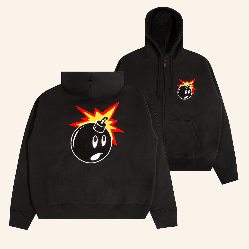 The Hundreds Merch Adam Bomb Logo Zip Hoodie Present For Boyfriend The Hundreds Merch Adam Bomb Logo Zip Hoodie Present For Boyfriend
