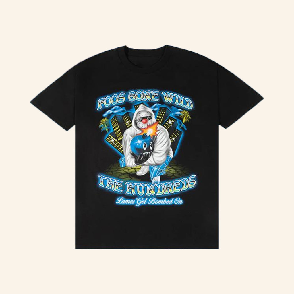 The Hundreds Merch Adam Bomb X Foos Gone Wild Bombed On T-Shirt Gift Ideas For Him The Hundreds Merch Adam Bomb X Foos Gone Wild Bombed On T-Shirt Gift Ideas For Him