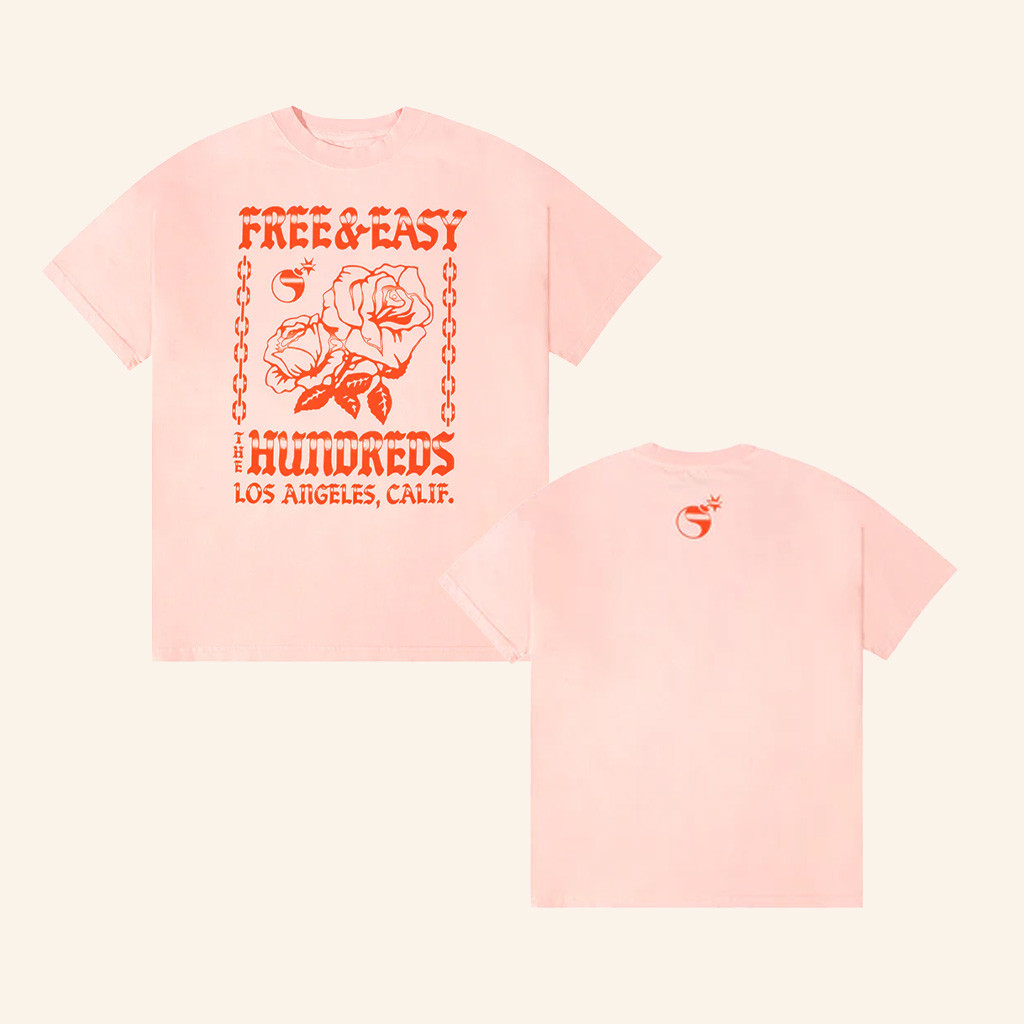 The Hundreds Merch Rose T-Shirt Free And Easy Los Angeles Calif Shirt Gifts For Wife The Hundreds Merch Rose T-Shirt Free And Easy Los Angeles Calif Shirt Gifts For Wife