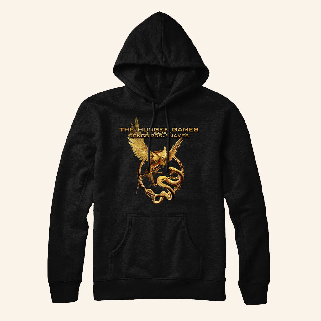 The Hunger Games Merch The Ballad Of Songbirds And Snakes Emblem And Logo Hoodie