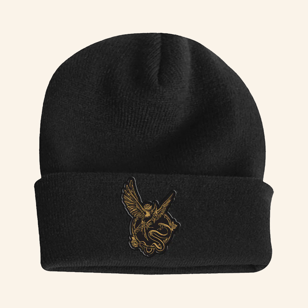 The Hunger Games Merch The Hunger Games The Ballad Of Songbirds And Snakes Emblem Beanie