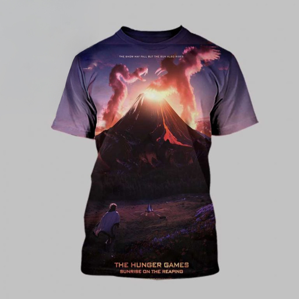 The Hunger Games Sunrise On The Reaping Movie T-Shirt The Hunger Games Merch Gifts For Fans The Hunger Games Sunrise On The Reaping Movie T-Shirt The Hunger Games Merch Gifts For Fans