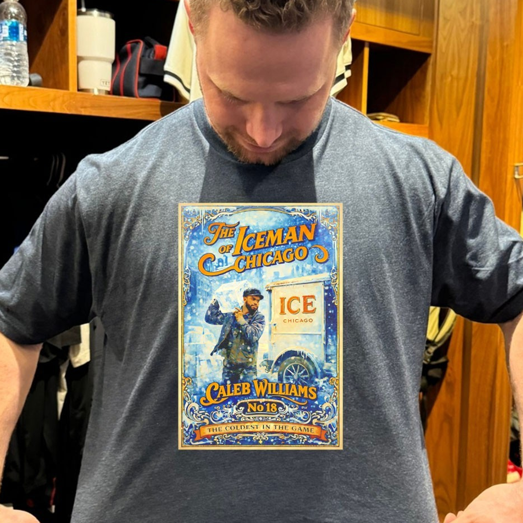The Iceman Chicago Caleb Williams No. 18 The Coldest In The Game Shirt