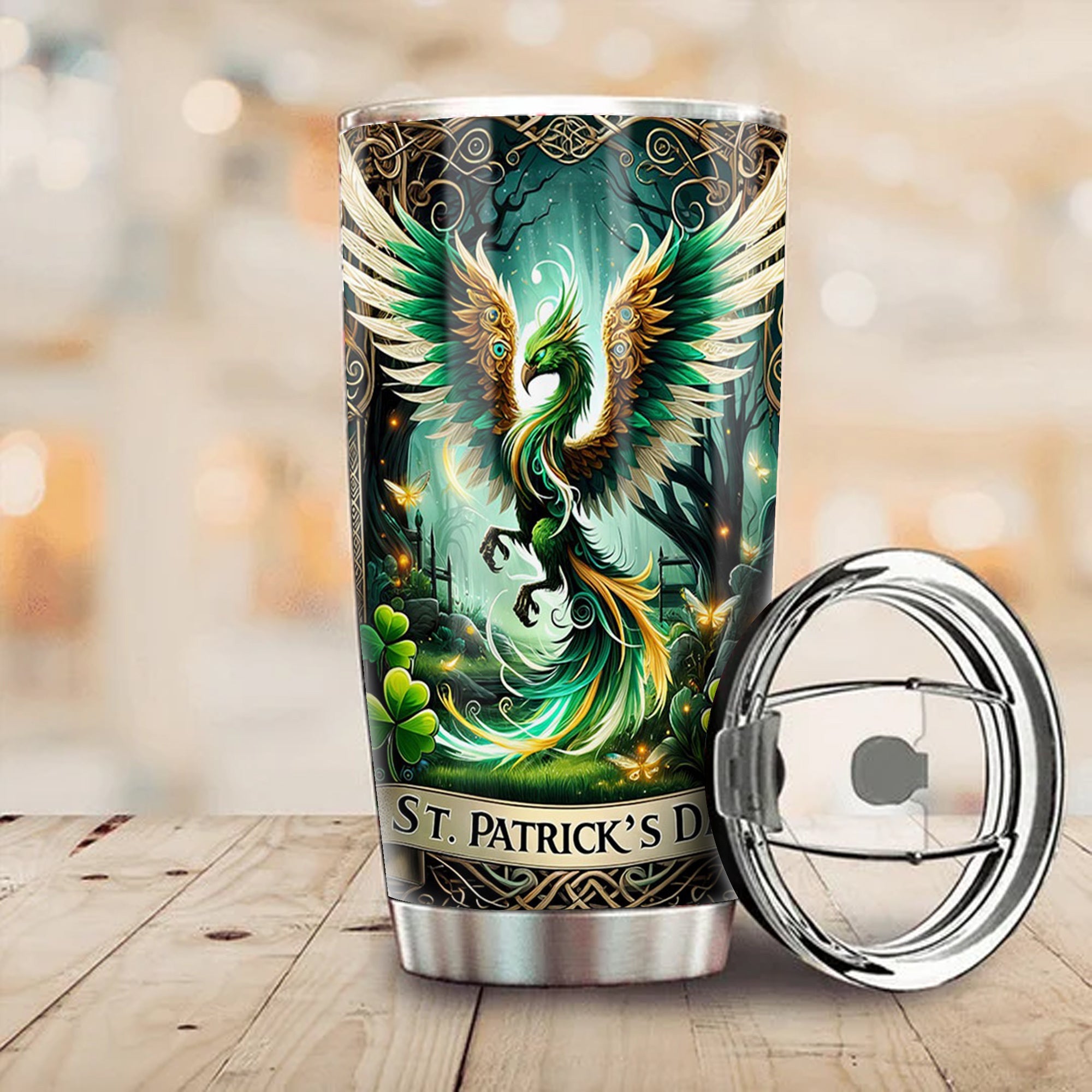 The Irish Phoenix St Patrick's Day Tumbler St Patty's Day Tumbler Cup Gifts For Irish The Irish Phoenix St Patrick's Day Tumbler St Patty's Day Tumbler Cup Gifts For Irish