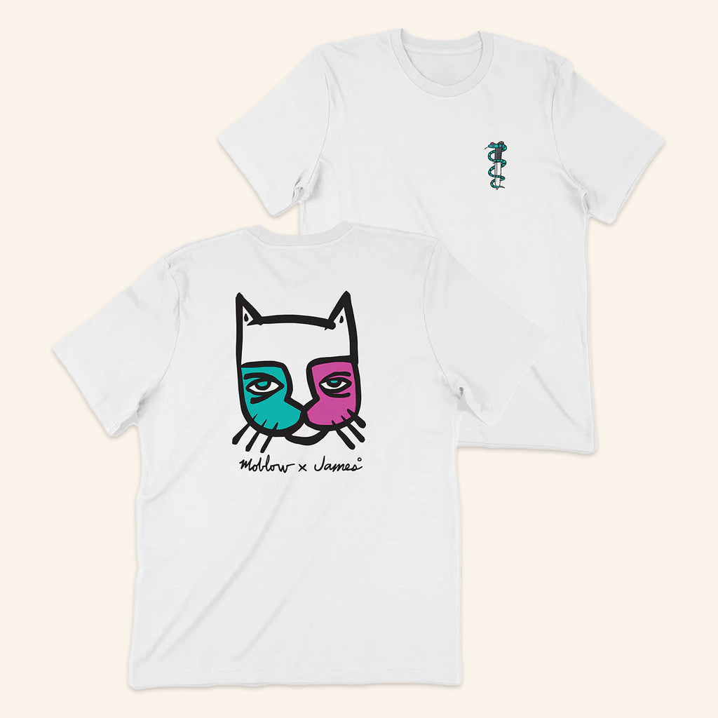 The James Brand Merch The Moblow Cat T-Shirt Gifts For Wife