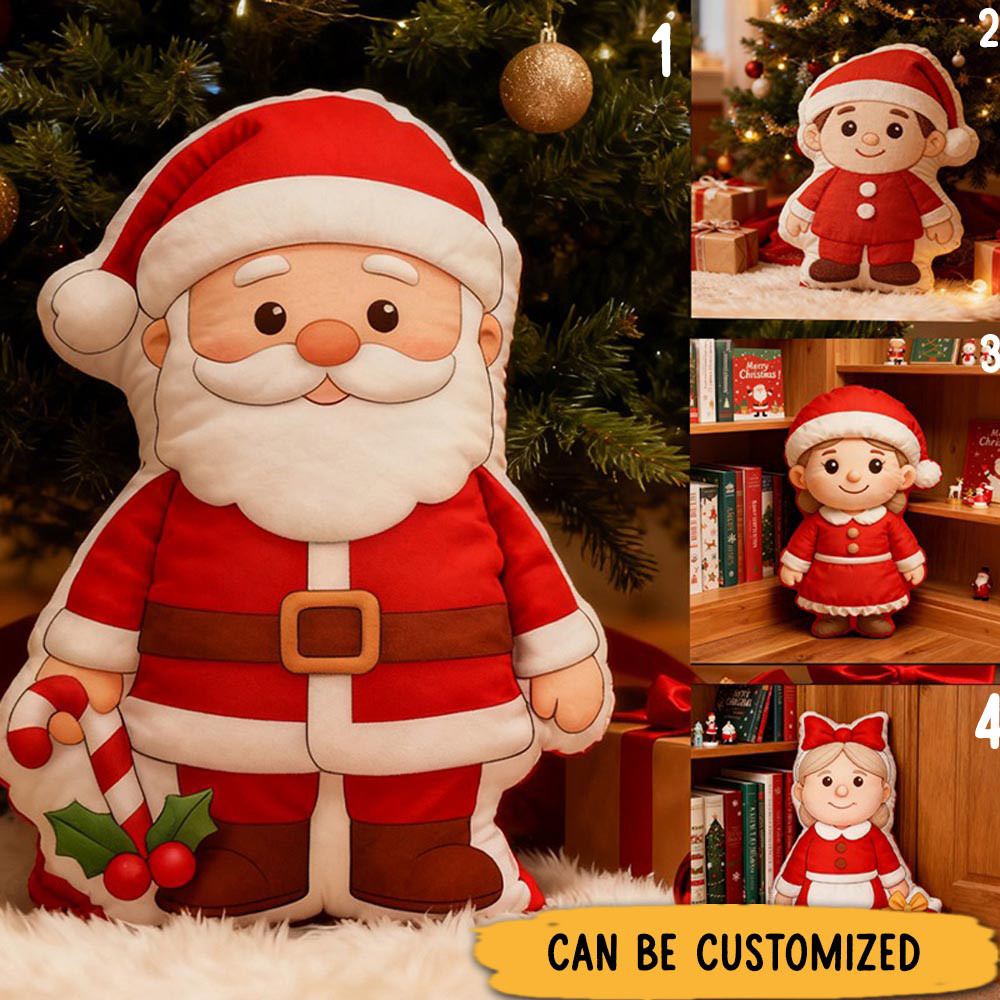 The Joy of Our First Christmas Shaped Pillow Graphic 3D Print