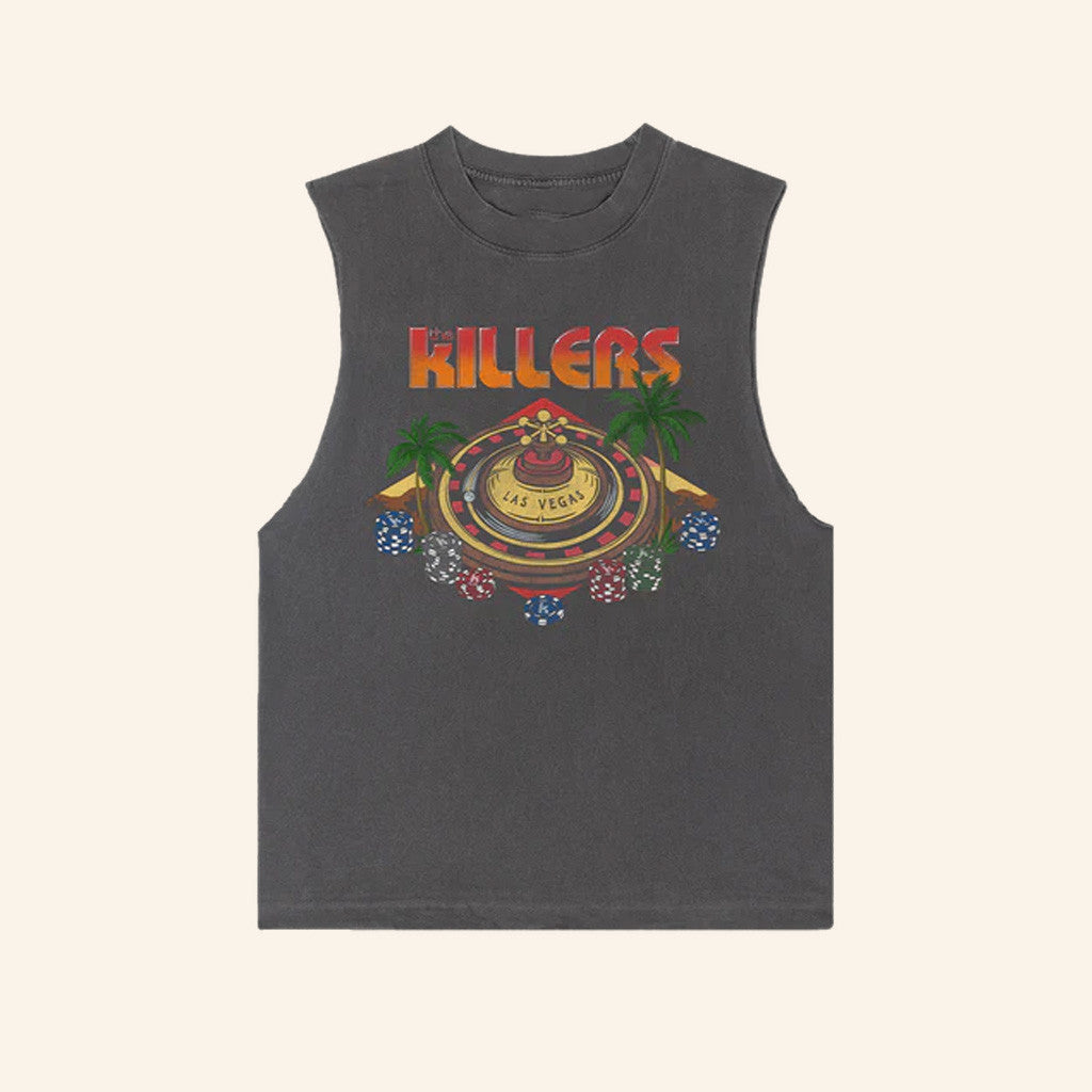 The Killers Music Merch Summer Roulette Muscle Tank Gifts For Friends The Killers Music Merch Summer Roulette Muscle Tank Gifts For Friends