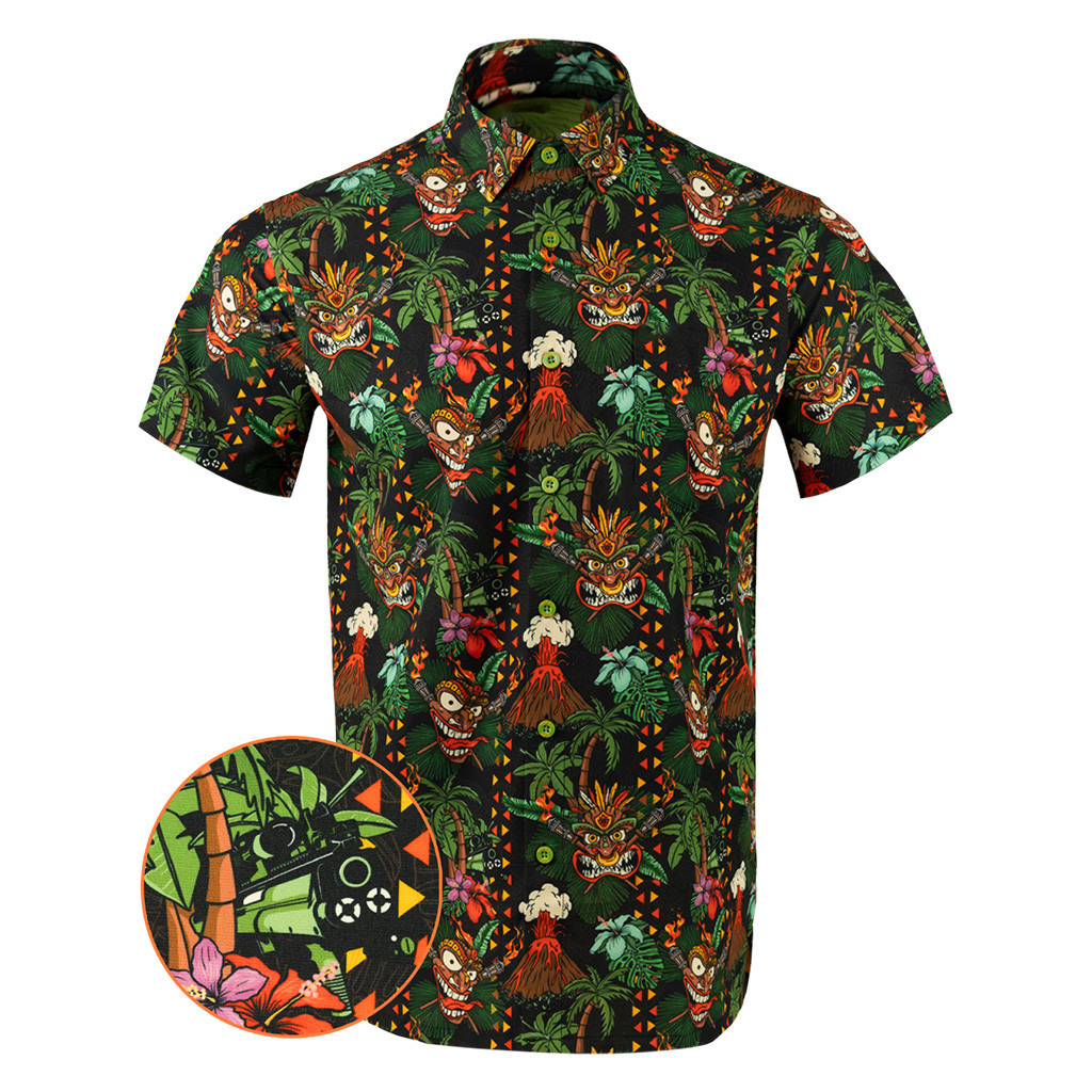 The Ku Button Down Shirt Tactical Tropical Print Shirt Gift Ideas For Father The Ku Button Down Shirt Tactical Tropical Print Shirt Gift Ideas For Father