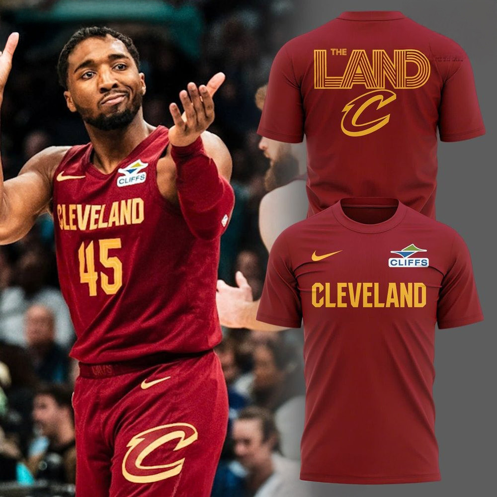 The Land Cleveland Cavaliers 2025 Red T-Shirt Gift For Basketball Lover