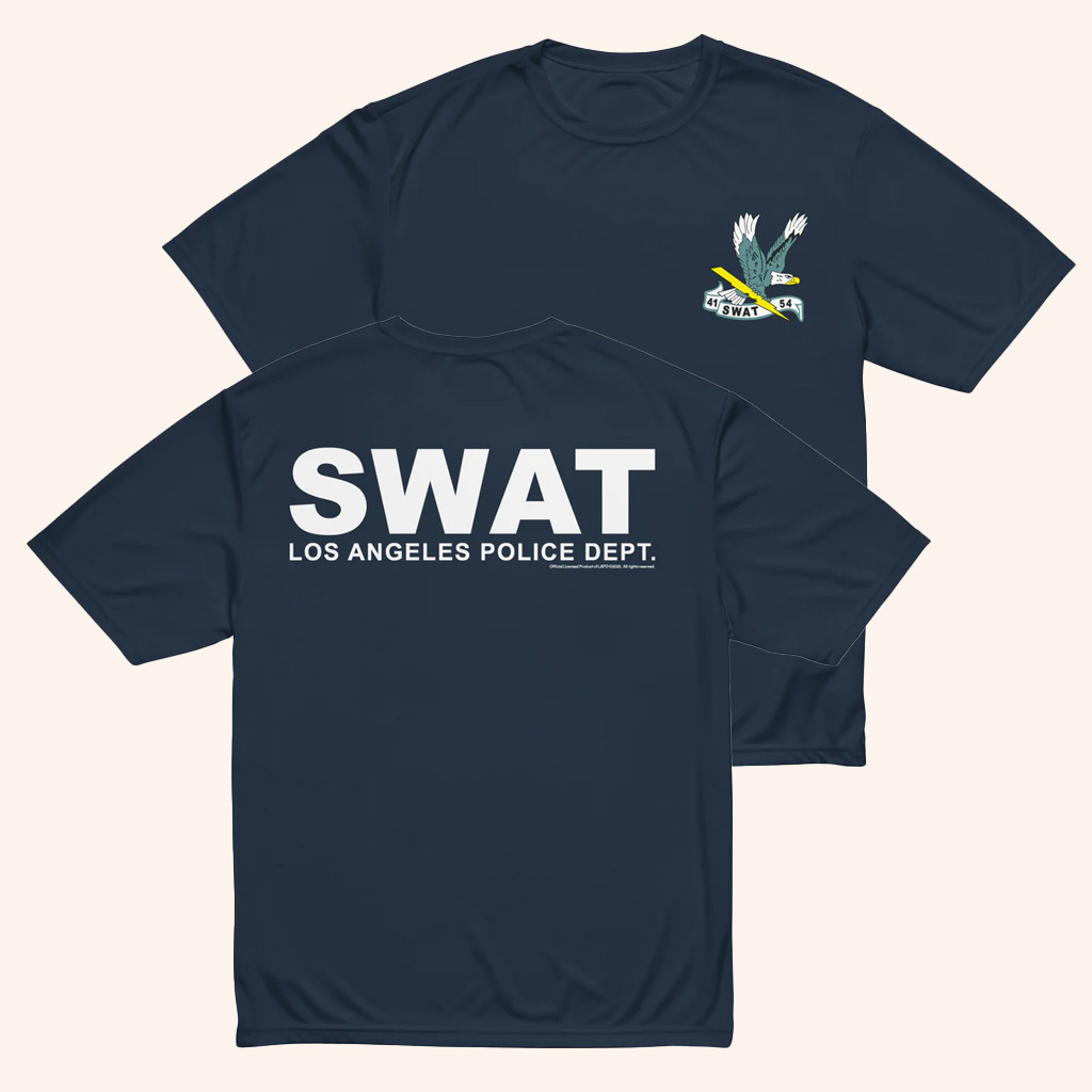 The LAPD Merch SWAT Los Angeles Police Dept T-Shirt Eagle SWAT Shirt Gifts For Police