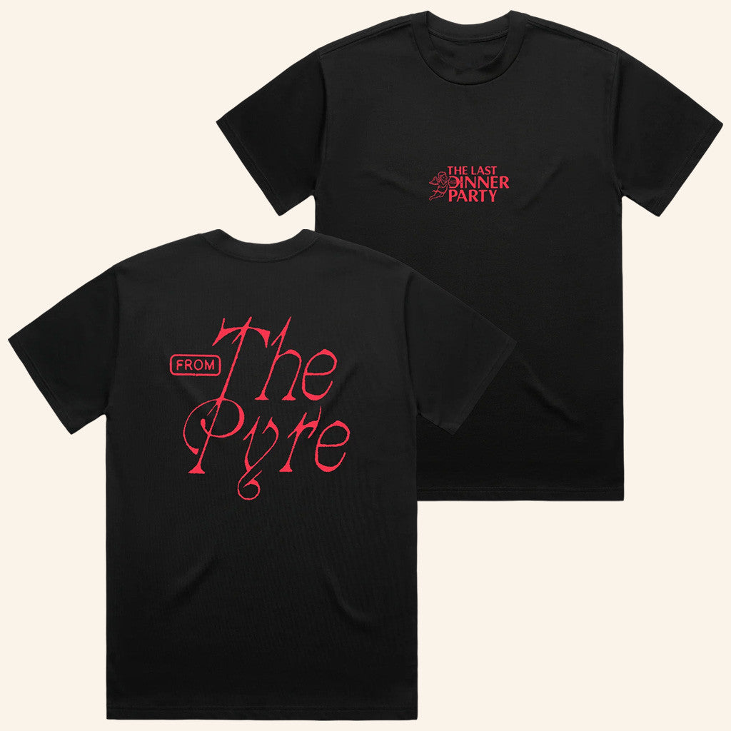 The Last Dinner Party Merch From The Pyre Black Logo T-Shirt Gifts For Him