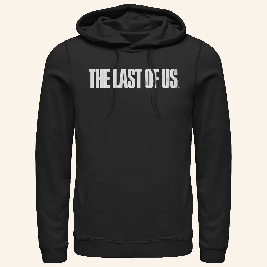The Last Of Us Merch The Last Of Us Distressed Logo Hoodie Unique Gifts For Him