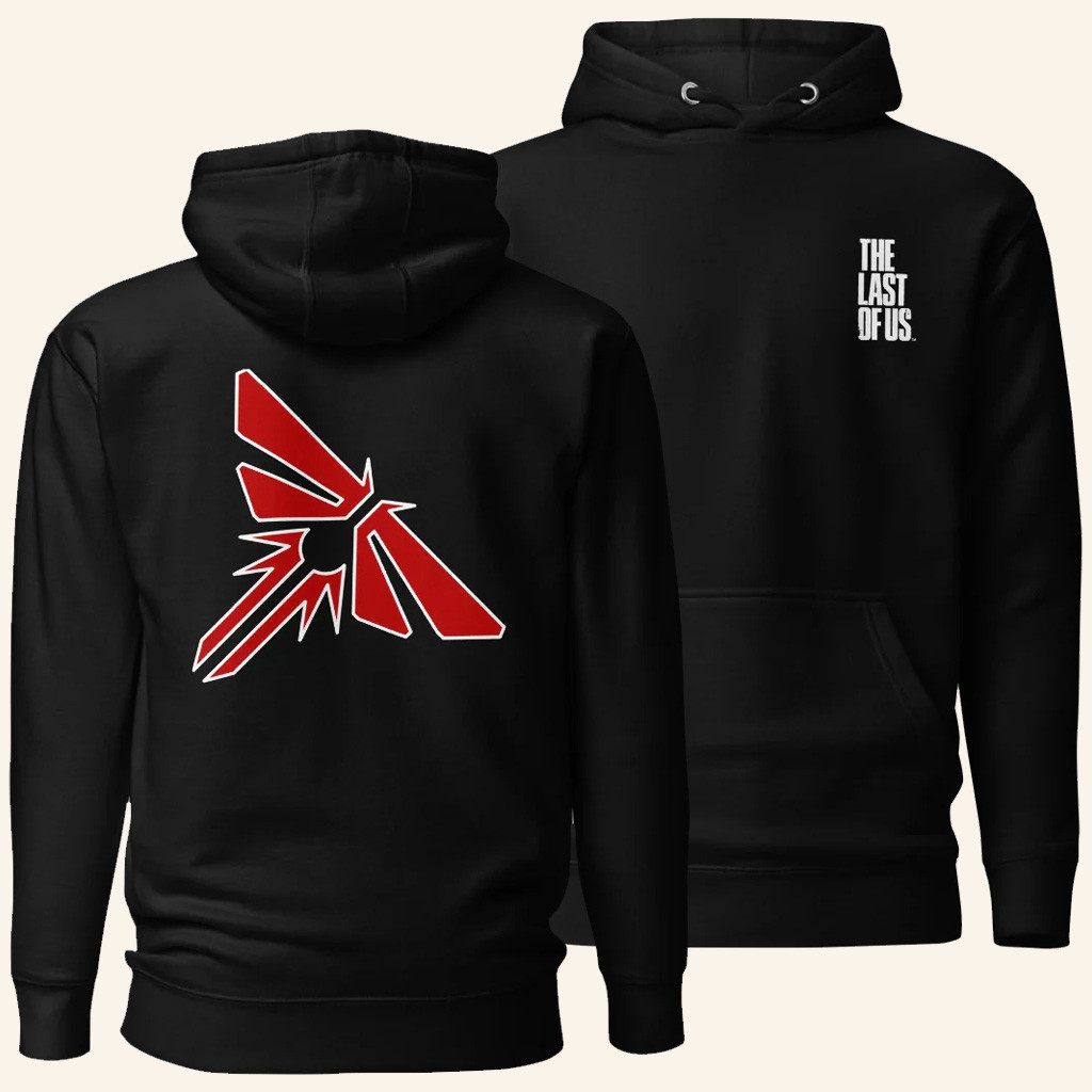 The Last Of Us Merch The Last Of Us Firefly Black Hoodie Present For Brothers