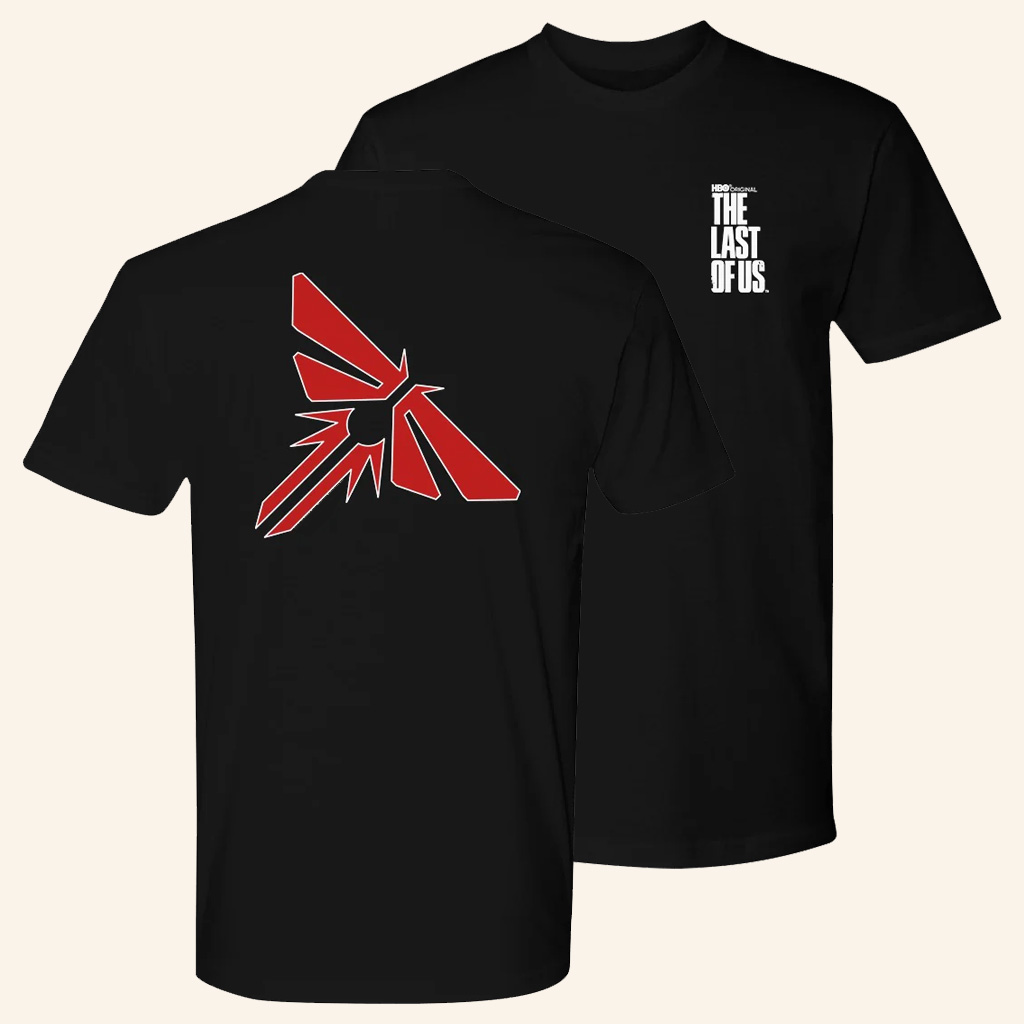 The Last Of Us Merch The Last Of Us Firefly Black T-Shirt Good Gifts For Him