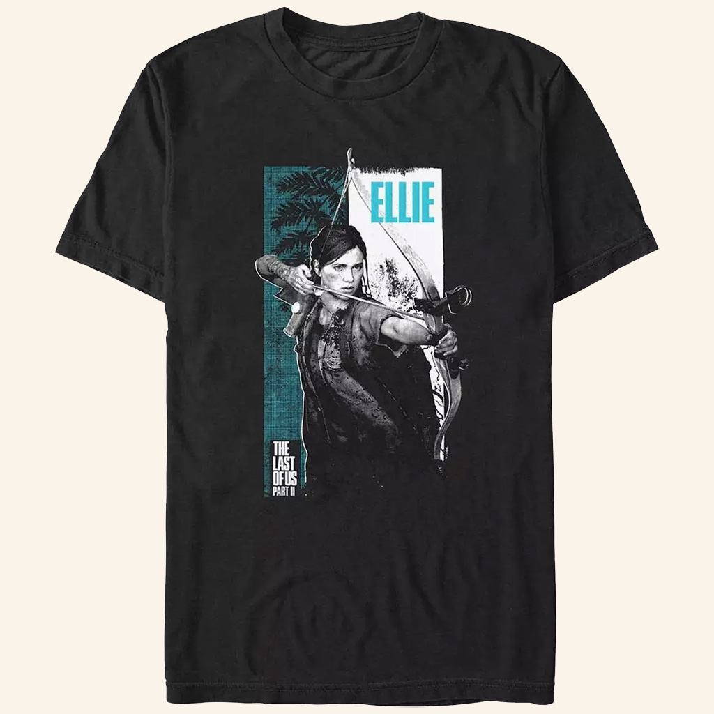 The Last Of Us Merch The Last Of Us Part II Ellie Archer T-Shirt Gifts Ideas For Dad