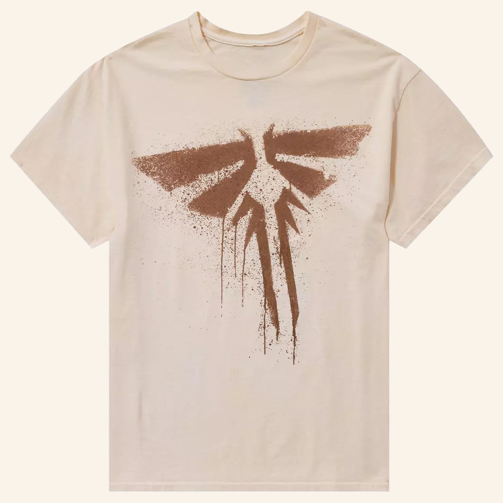 The Last Of Us Merch The Last Of Us Spray Paint Firefly T-Shirt Good Gifts For Sisters