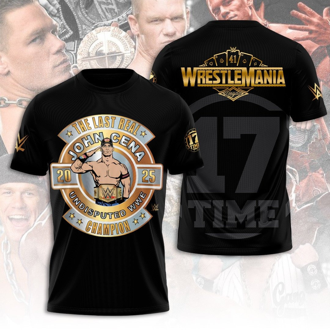 The Last Real John Cena Undisputed WWE Champion 2025 Shirt Gifts For Husband