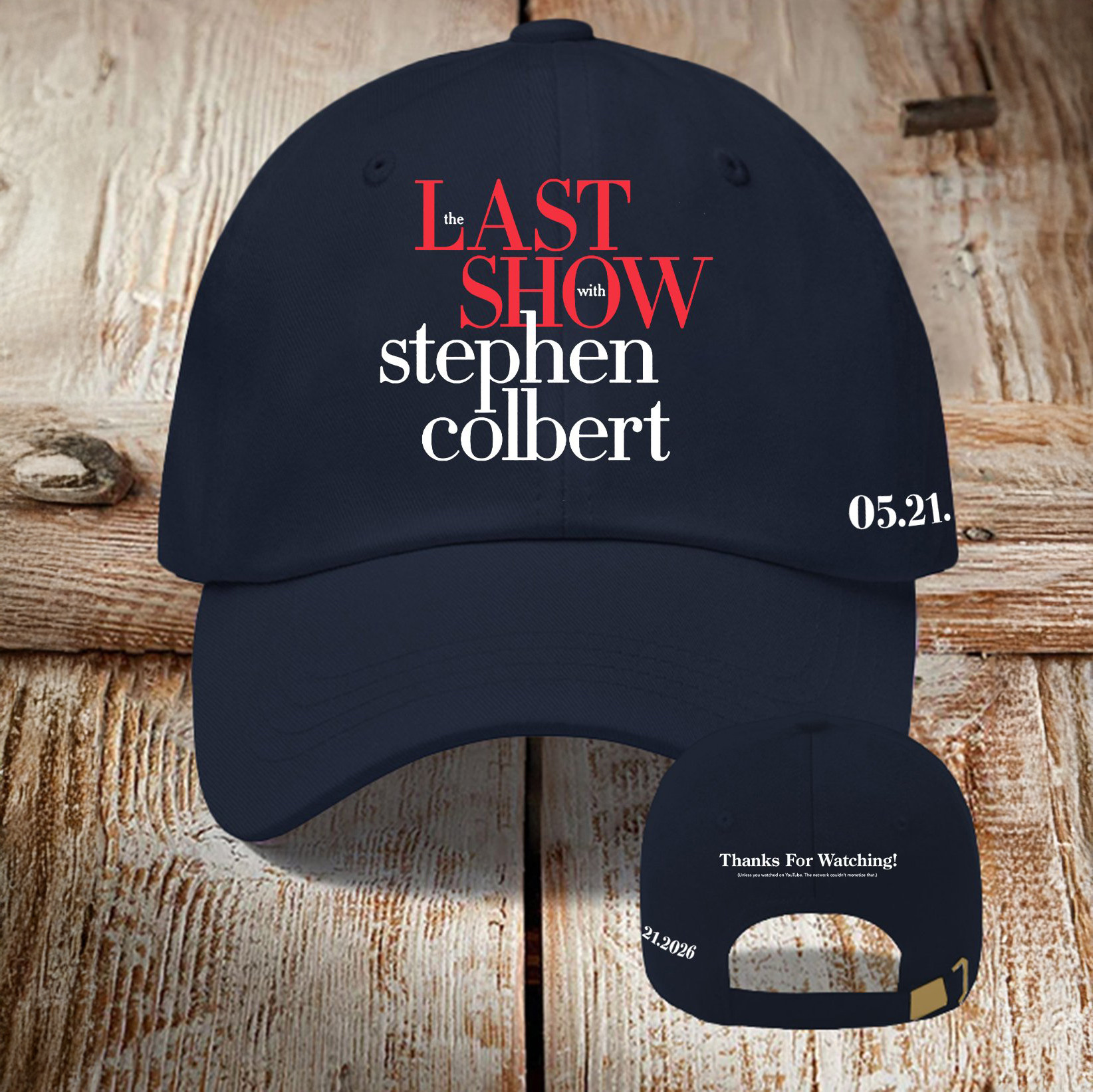 The Last Show Stephen Colbert Hat Stephen Colbert Final Show Baseball Cap Gift For Fans