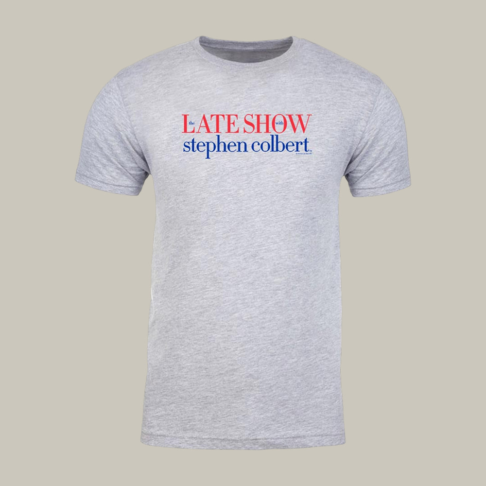 The Late Show With Stephen Colbert Logo T-Shirt Late Show Graphic Tee Fan Gift Idea