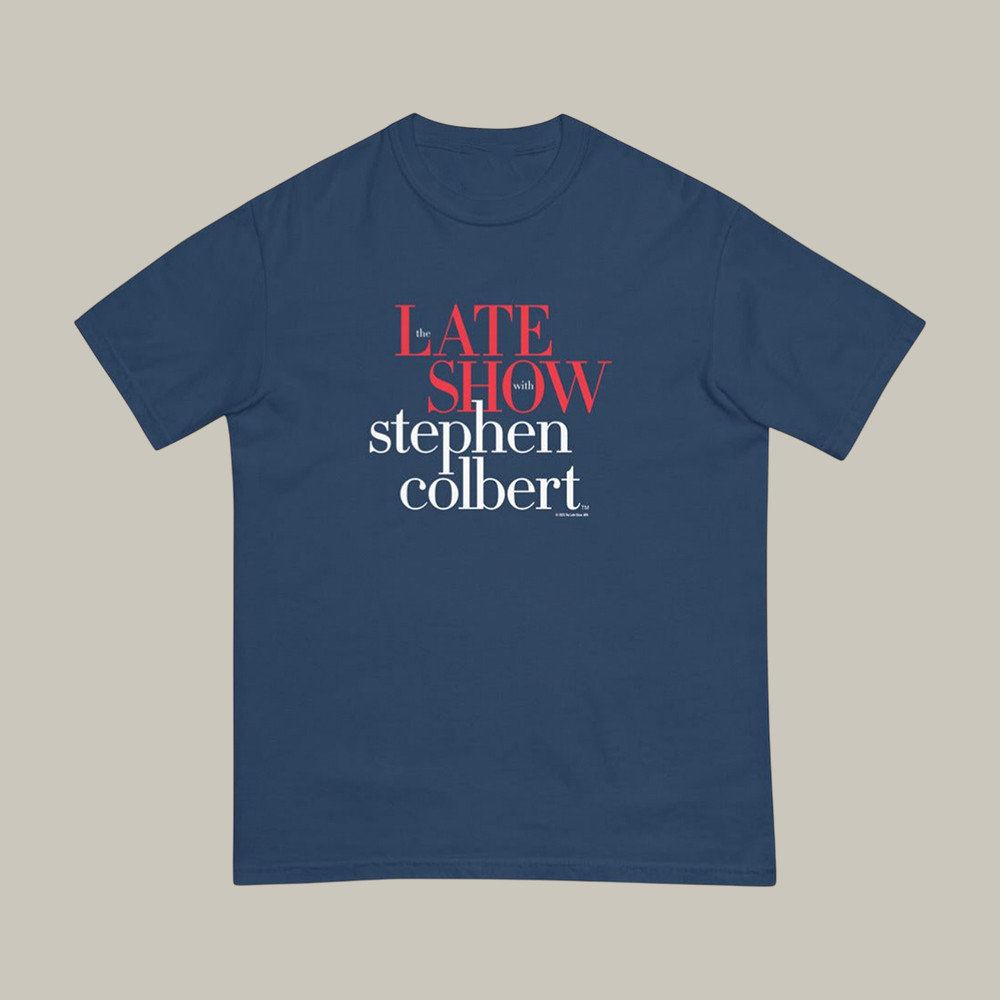 The Late Show With Stephen Colbert T-Shirt Late Show Graphic Tee Stephen Colbert Fan Gift
