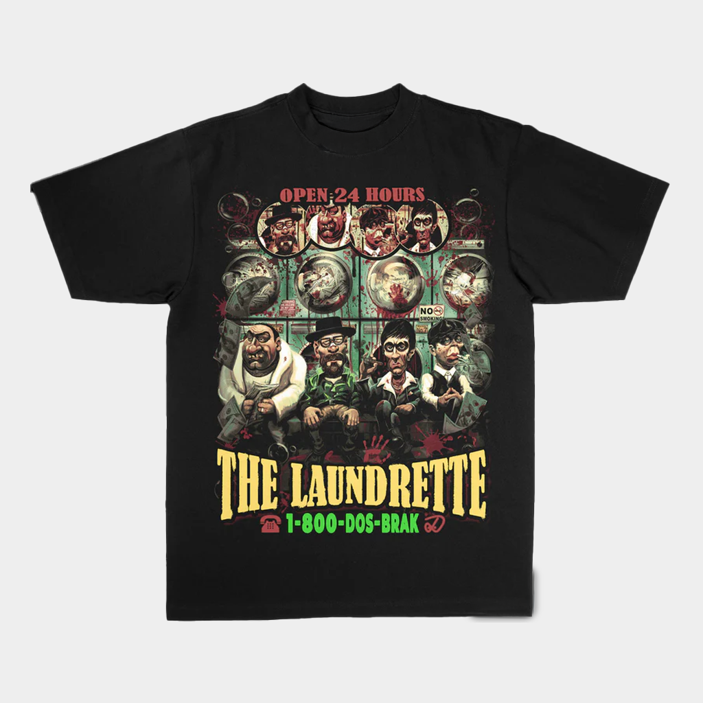 The Laundrette Open 24 Hours Dosbrak T-Shirt Good Gifts For Boyfriend